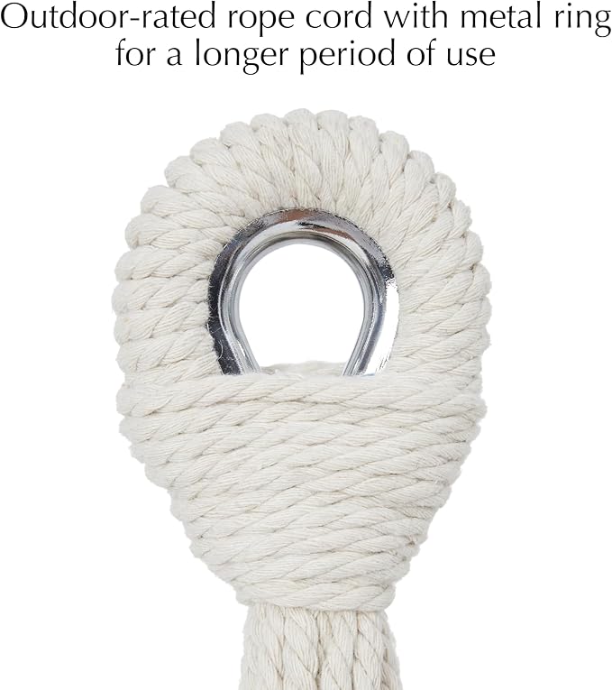 PNAEUT Double Hammocks for Outside, Replacement Outdoor Tree Hammock for Indoor Patio Porch Garden (Blue, Medium)