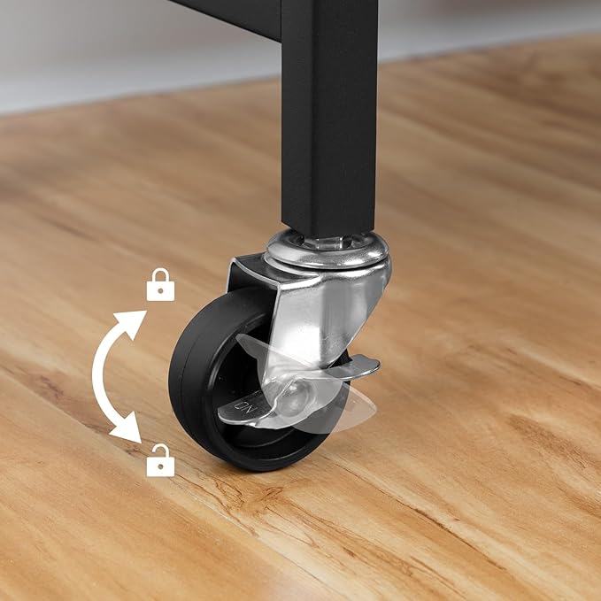 HOOBRO Laundry Sorter 4 Sections, Laundry Hamper with Wheels, 4 × 10.5 Gal (39.8L), Rolling Laundry Basket, Pull-Out and Removable Oxford Fabric Bags, Greige and Black BG04XY01