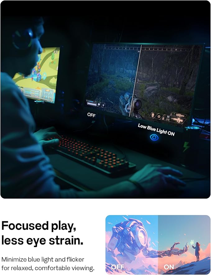 Pixio PX246 Wave Mint Green 24 inch 120Hz Refresh Rate FHD 1080p Resolution IPS Panel 4ms GTG Response Time Gaming Monitor with Adaptive Sync