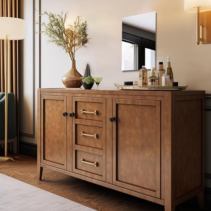 Mirrorons Bathroom Vanity Mirror 16" x 20", Frameless Mirror with Polished Edge, Hangs Horizontally or Vertically. Bathroom Mirror for Wall. Tempered Glass Upgraded Packing