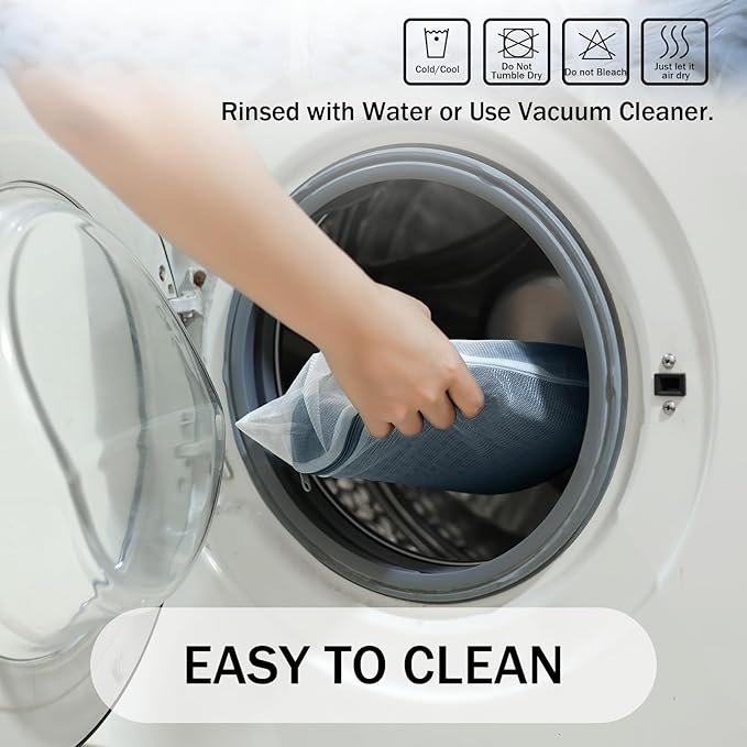 Bathroom Rugs Non Slip Washable, Super Absorbent Thin Bath Mat for Small Quick Dry Low Pile Bathroom Rug, (Navy Blue, 32″x20″)