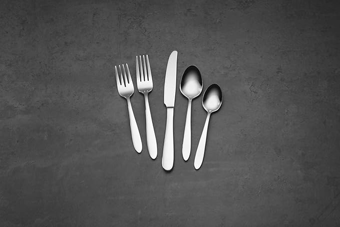 Oneida Mooncrest 20-Piece Flatware Set, Service for 4, Silver