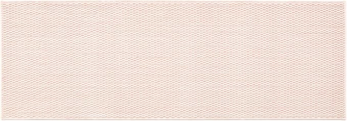 Non Slip Washable Chenille Bathroom Runner Rug - Super Absorbent Long Bath Mat, Pink 24"x70"