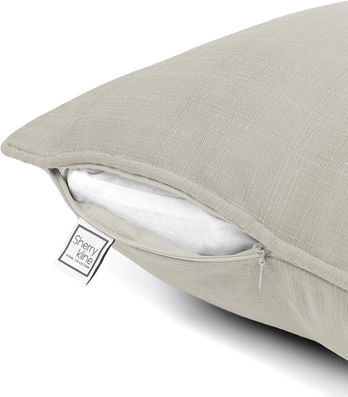 Sherry Kline Sunrise Indoor/Outdoor Rectangle (Boudoir) Corded Edge Filled Pillow Sand 13"x18" Set of 2