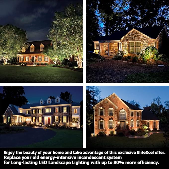 30W Exterior Flood Outdoor Security Lights 3000K, 3000 Lumen 350W Replacement LED Yard Light, 120-277V Landscape Lighting UL Listed, 5 Year Warranty