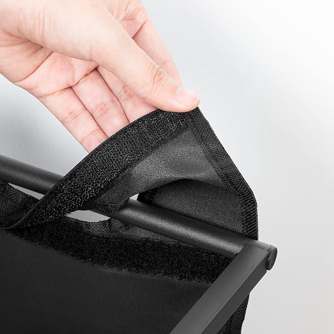 HOOBRO Laundry Sorter 4 Sections, Laundry Hamper with Wheels, 4 × 10.5 Gal (40 L), Rolling Laundry Basket, Pull-Out and Removable Oxford Fabric Bags, Rustic Brown and Black BF04XY01