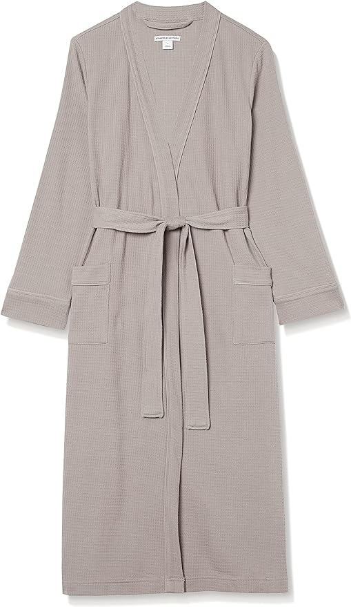 Amazon Essentials Women's Lightweight Waffle Full-Length Robe (Available in Plus Size)