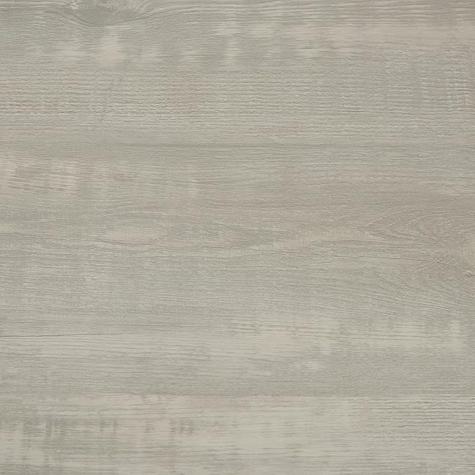 HMFULE 60" Farmhouse TV Stand for 60 65 Inch Television, Entertainment Center with 2 Storage Cabinets Glass Doors & Adjustable Shelves, Rustic Media Console Furniture for Living Room (Stone Gray)