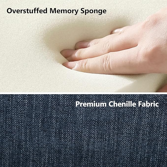 Power Lift Chair with Massage & Heat, Electric Recliner Chairs for Adults, Remote Control, Living Room Sofa, Standing Assistance, USB Ports, Stainless Steel Cup Holders, Chenill, Blue