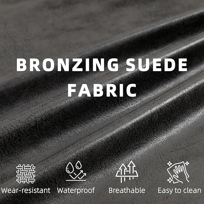 MEETWARM Tall Man Large Power Lift Electric Recliner Chair with Extended Footrest for Elderly, Overstuffed Wide Recliner with Heat & Massage, 2 Remote Controls, Side Pockets, USB Ports(Gray)