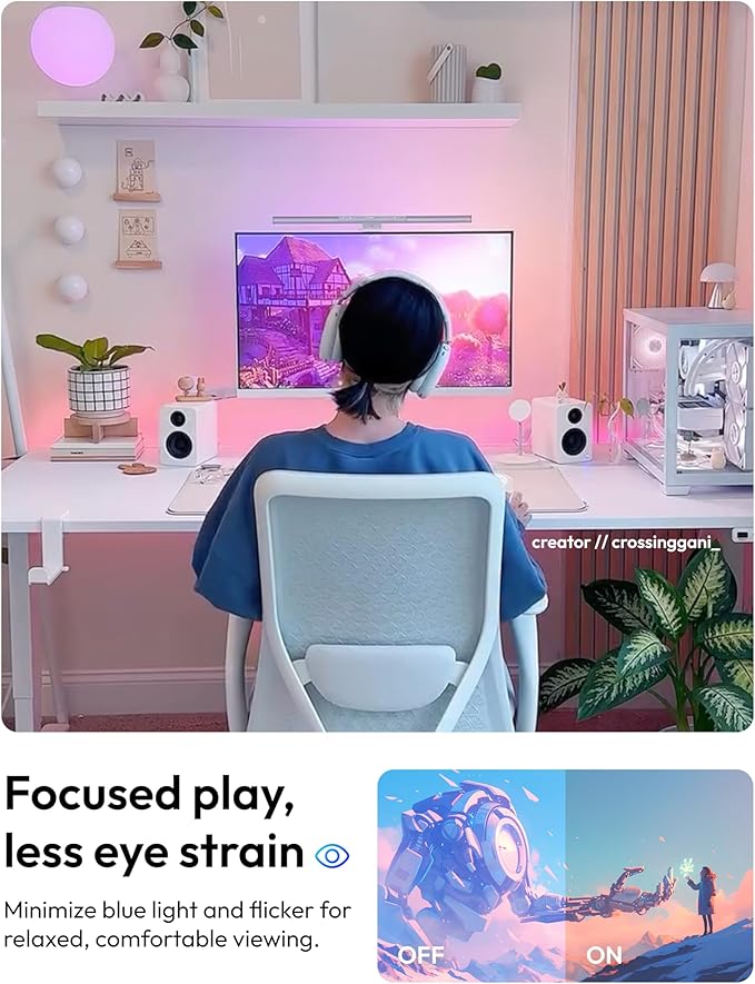 Pixio PX246 Wave 24 inch 120Hz Refresh Rate FHD 1080p Resolution IPS Panel 4ms GTG Response Time Gaming Monitor with Adaptive Sync