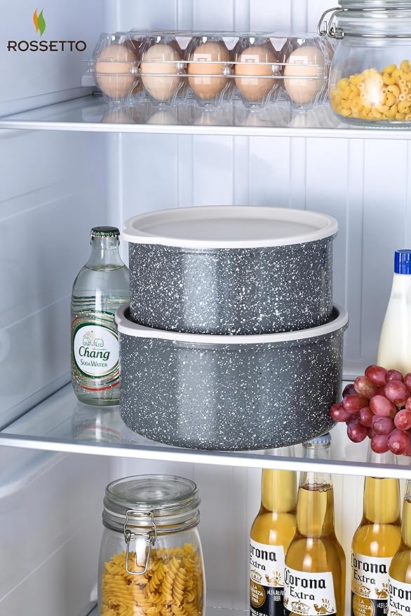 16pcs Aluminium Nonstick Pots and Pans Set from France with detachable Handle, Stackable, Ceramic RV Kitchen Cookware Sets Removable Handle, PFOA and PTFE Free, Oven Safe, Induction