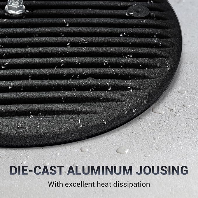 200W UFO Led High Bay Light,120VAC,5000K Daylight Commercial Bay Lighting,IP66 Waterproof,30500LM,850W MH/HPS with Plug Area Lighting for Warehouse/Shop/Workshop/Barn/Gym/Factory