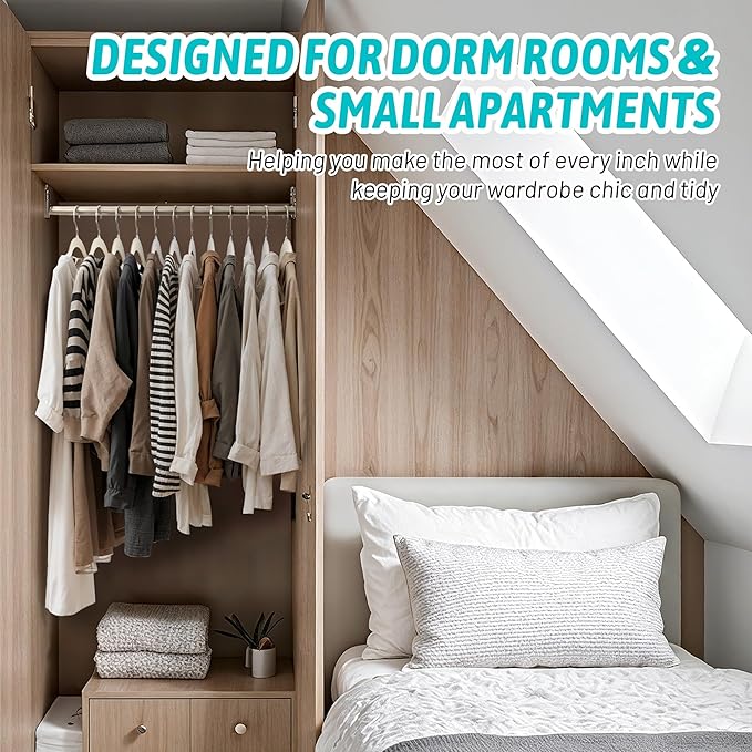 Premium Velvet Shirt Hangers 30 Pack, Non-Slip 360° Swivel Hook Slim Flocked Coat Hanger, Space Saving Felt Hanger for for Tank Top, Blouses, Strappy Dresses