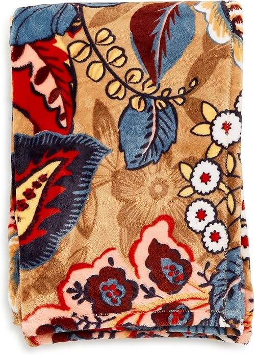 Vera Bradley Women's Fleece Plush Throw Blanket