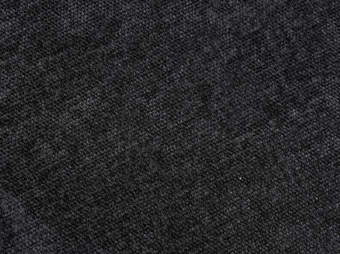 Modern Barrel Accent Chairs Set of 2, Beige Chenille Fabric Armchair for Living Room, Comfy Upholstered Reading Accent Chairs Single Sofa Chair for Bedroom Waiting Room Office, Black