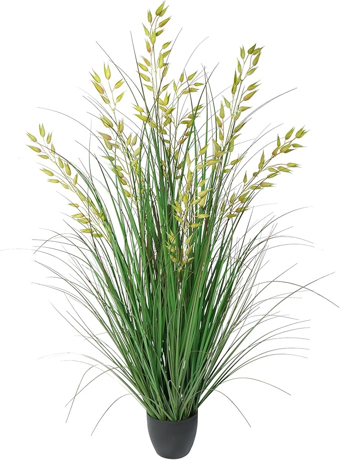 Artificial Plants Artificial Wheat Grass Faux Plants Artificial Grass Plant Fake Green Plants Tall Fake Plants Tall Suitable for Indoor Home Decor Outdoor Porch Terrace Decor(47In 1PCS