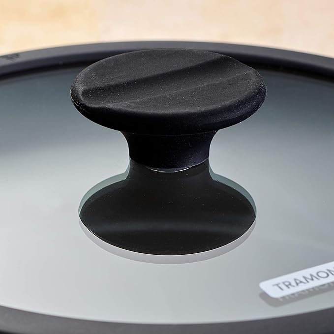 Tramontina Aluminum Non Stick 11-Piece Nesting Pots and Pans Set with Lids - Gray, Kitchen Nonstick Cookware Set, Dishwasher and Oven Safe