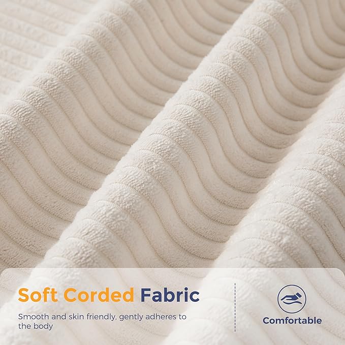 MAXYOYO Bean Bag Chair for Adults, Upholstered Floor Sofa with Armrests, Loveseat Boneless Couch with Tufted Cushion & Backrest, Sofa in A Box, Large Bean Bag Couch for Bedroom Living Room, Beige