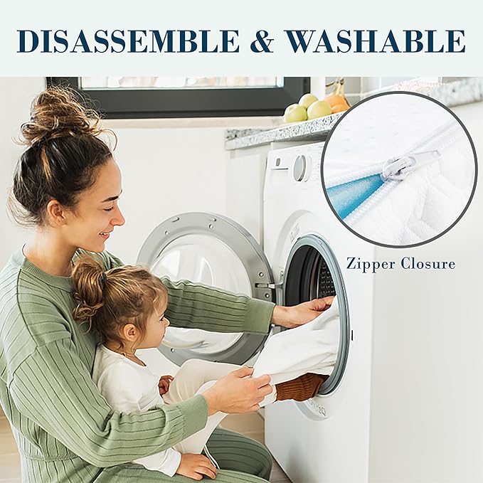 3 Inch King Size Memory Foam Mattress Topper, Cooling Gel Bed Topper with Removable Cover, Soft & Pain Relief & Breathable, CertiPUR-US & Oeko-Tex Certified