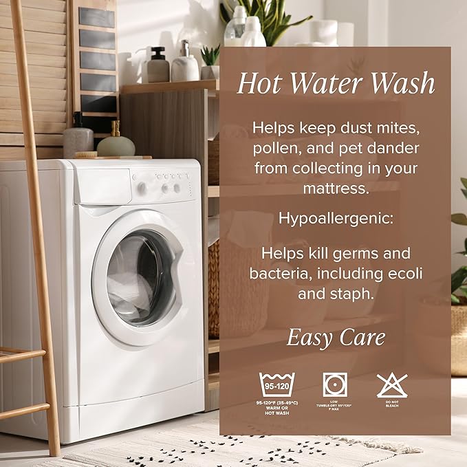 Bare Home Split Head Flex King Microplush Mattress Topper - Pillow Top Reversible - Dual Sided All-Season - 8" to 24" Deep Pocket - Soft Fitted Cover - Plush Mattress Pad (Split Head Flex King)