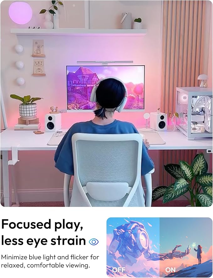 Pixio PX248 Wave Mint Green 24 inch 200Hz Refresh Rate FHD 1080p Resolution Fast IPS Panel 1ms GTG Response Time Built-in Speakers Gaming Monitor with Adaptive Sync