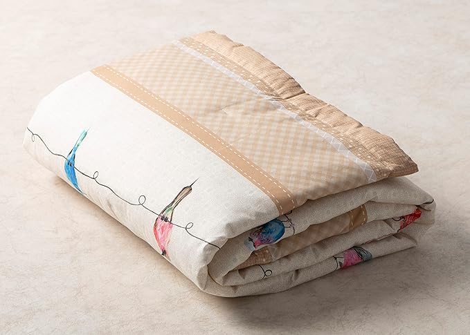 Maison d' Hermine Throw Blanket for Couch Lightweight Soft Warm Breathable Cotton Throw Blankets for Bed Girls Boys Women Men Gifts Sofa Travel Living Room Chair Bedding (60"x80", Birdies On Wire)