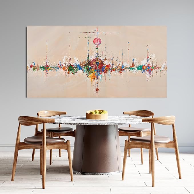Canvas Wall Art Decor Oversized Wall Art Pictures for Living Room Artwork for Walls Large Abstract Colorful Wall Art Prints Abstract Canvas Art Wall Decor Bedroom Home Aesthetic Decor 29" X 58"
