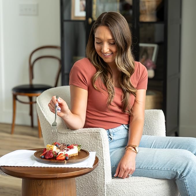 Large Glass Salad Bowl with Lid Set, 5.7 L Decorative Glass Mixing Bowl, Trifle and Serving Bowls with Lids as Cheese Charcuterie Board and Plate, Comes with Wood Serving Utensils