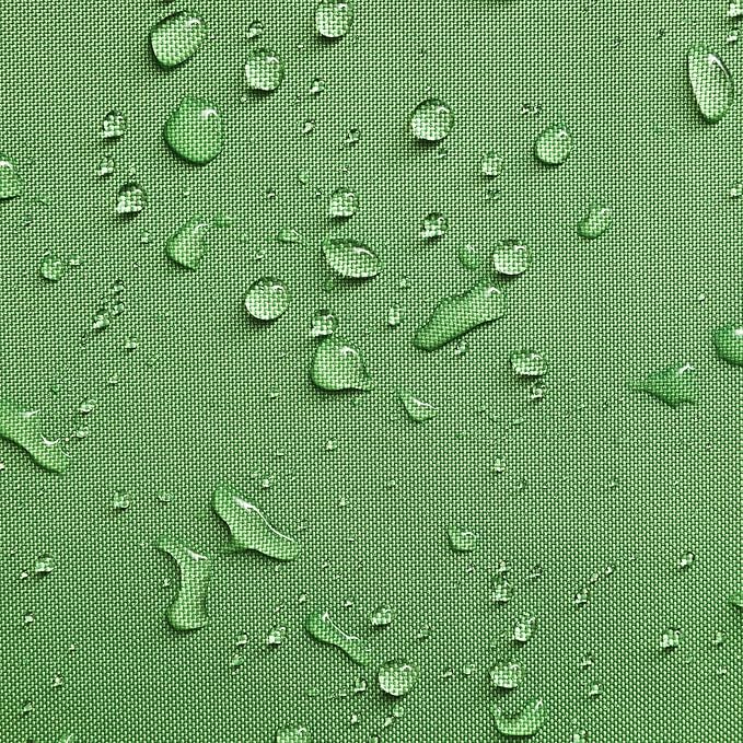 Phantoscope Pack of 2 Outdoor Waterproof Solid Throw Decorative Pillow Cover Decorative Square Outdoor Pillows Cushion Case Patio Pillows for Couch Tent Sunbrella, Forest Green 18x18 inches 45x45 cm