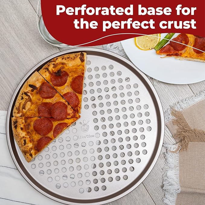 KITCHENATICS 12-Piece Carbon Steel Baking Pans Set Nonstick, Kitchen Essentials for New Home, Nonstick Bakeware Sets w/Cake Pans, Muffin Pan Set, Oven Pan - Stackable Bakeware Set, Champagne Gold