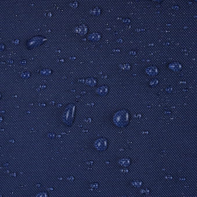 Phantoscope Pack of 2 Outdoor Waterproof Solid Throw Decorative Pillow Cover Decorative Square Outdoor Pillows Cushion Case Patio Pillows for Couch Tent Sunbrella, Dark Blue 12x20 inches 30x50 cm