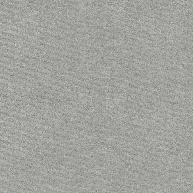 HomePop by Kinfine Fabric Upholstered Round Storage Ottoman - Velvet Button Tufted Ottoman with Removable Lid, Light Gray Small