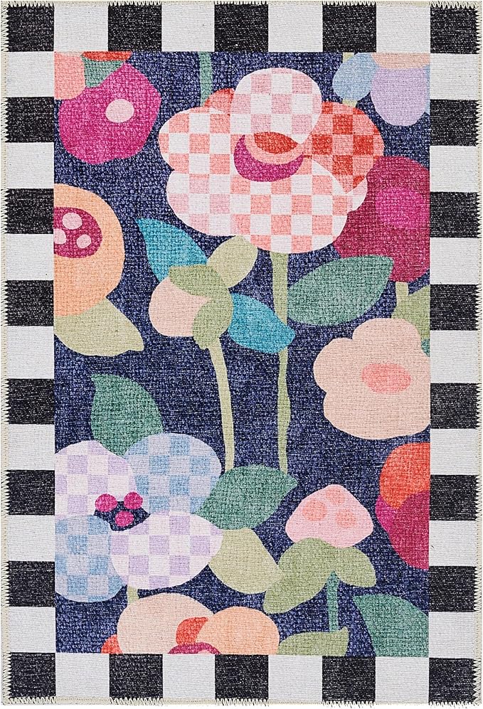 MACKENZIE-CHILDS Posie Field 2' x 3' Washable Rug