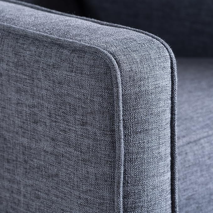 Christopher Knight Home Mervynn Mid-Century Modern Fabric Recliners, 2-Pcs Set, Dark Blue