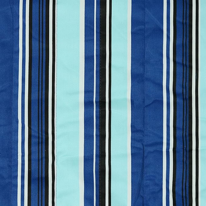 Sunnydaze Quilted Outdoor Hammock with Spreader Bars - Heavy-Duty 450-Pound Capacity Double Hammock for Outside - Catalina Beach