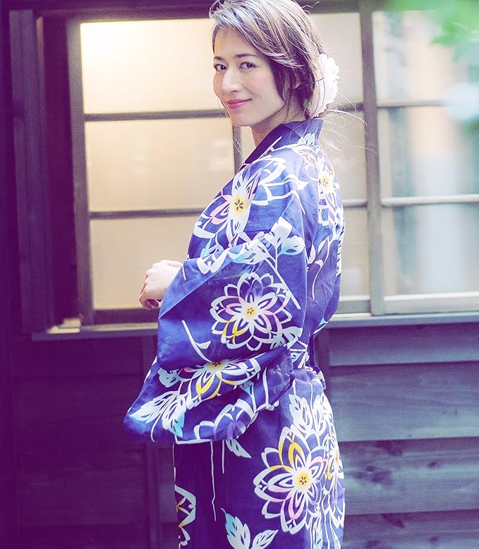 Kimura Jitsugyo Women's Kyoto Traditional Easy Wearing Kawaii Yukata Robe(Japanese Casual Kimono) Set 2