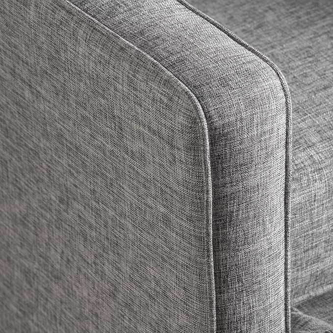 Christopher Knight Home Mervynn Mid-Century Modern Fabric Recliners, 2-Pcs Set, Light Grey Tweed