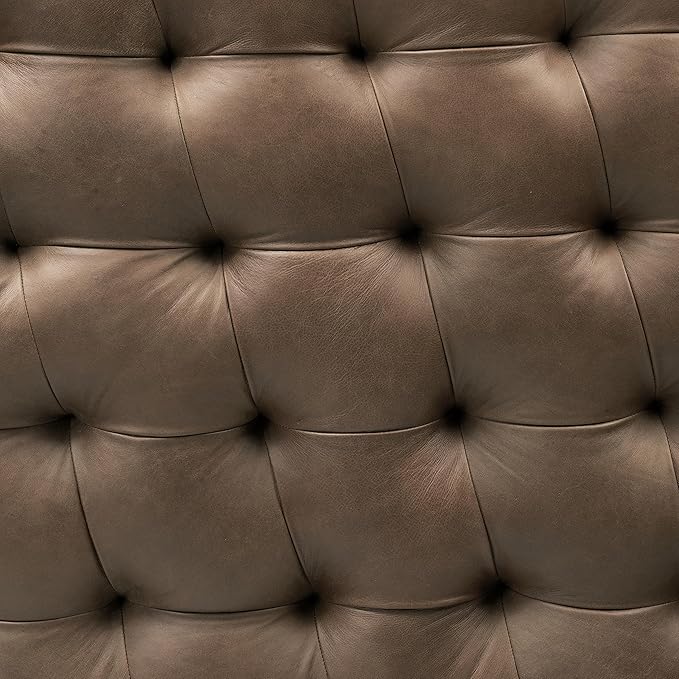 POLY & BARK Ascot Ottoman in Cocoa Brown