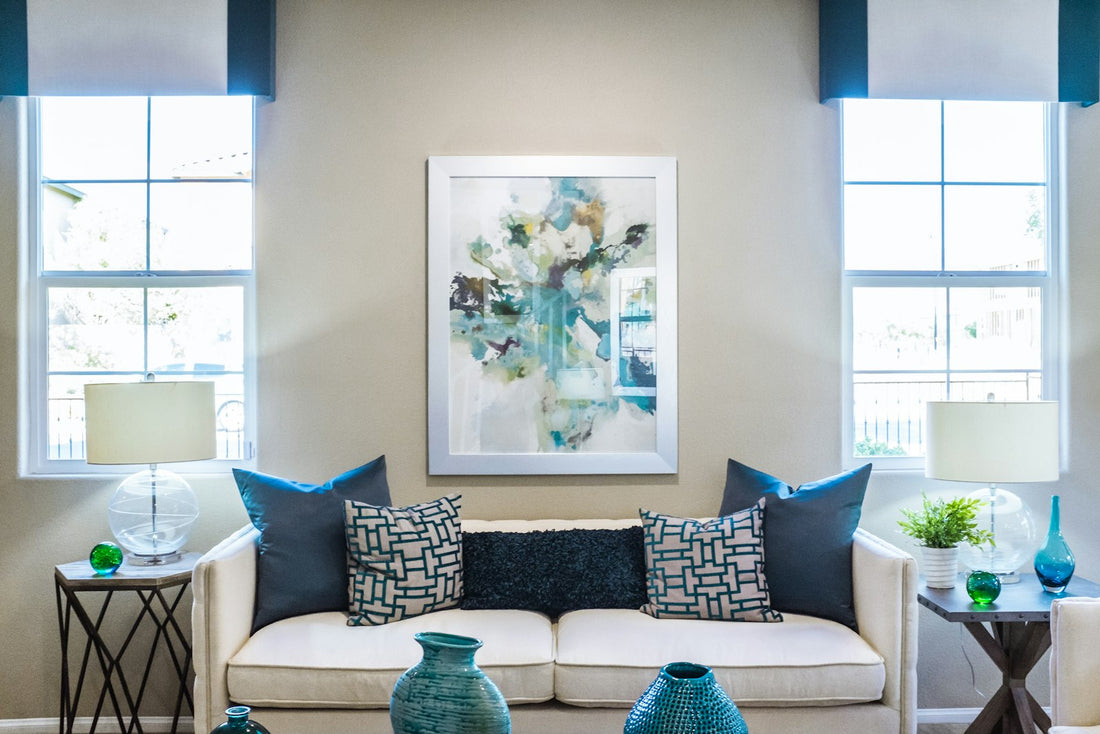 Stylish home interior decorated beautifully on a budget with thoughtful and affordable decor choices