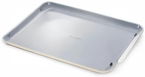 Caraway Non-Stick Ceramic Baking Sheet - Naturally Slick Ceramic Coating - Non-Toxic, PTFE & PFOA Free - Perfect for Baking, Roasting, and More - Large (18" x 13") - Cream