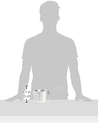 Winco Heavy-Duty Aluminum Tapered Sauce Pan, 3mm, 1.5 Quart