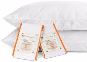 PeachSkinSheets Night Sweats: The Original 1500tc Soft King Pillowcase Set DEEP Crimson RED