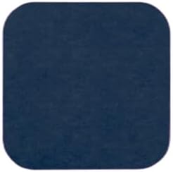 Small Bathroom Mat Quick Dry, Bathroom Rugs Non Slip Washable Thin Absorbent Bath Mat Fits Under Door 12"x12"/1'x1' Navy Blue