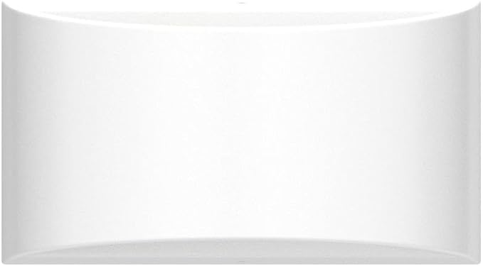 Aipsun Aluminum Modern Indoor LED Wall Sconce Interior Wall Lights 1 Pack Hardwired Up and Down Wall Mount Light for Living Room Bedroom Hallway Corridor Warm White 3000K(with G9 Bulbs)