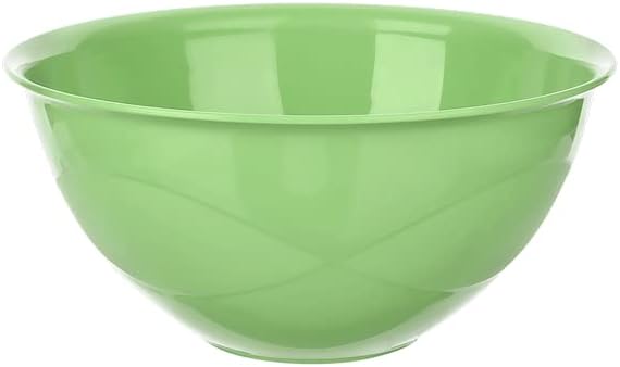 Tribello Large Mixing bowls 5-Quart 169oz - Plastic Salad/Mixing/Serving Bowl 1 pack