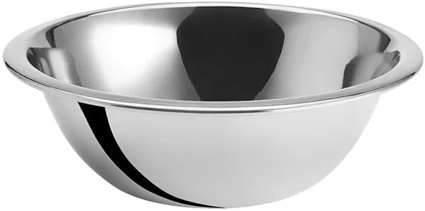 Stainless Steel 3/4 QT Mixing Bowl | Home & Commercial Quality | Flat Bottom | Cooking, Baking, Meal Prep [1PK]