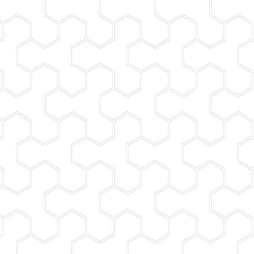 Threadmill 500 Thread Count Twin-XL Size 3 Pc Luxury Cotton Bed Sheet Set, Jacquard Floria Hotel White, Breathable Sheets with 15" Elasticized Deep Pocket, 1 Pillowcase & Free Tote Bag