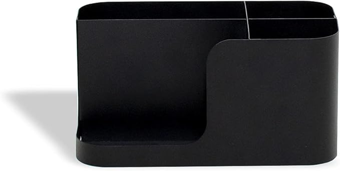 GEGUTON Cell Phone and Pencil Holder for Desk – Solid Wood and Steel, Functional Design – Organizes Accessories, Workspaces, Ideal Gift for Home or Office – Basic Collection