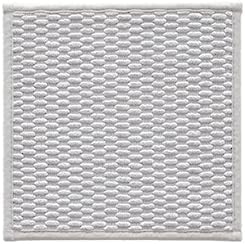 Small Bathroom Rugs, Non Slip Washable Bath Rugs Super Absorbent Bathroom Rug Thin Quick Dry Low Pile Bath Mats, Light Grey 12"x12"